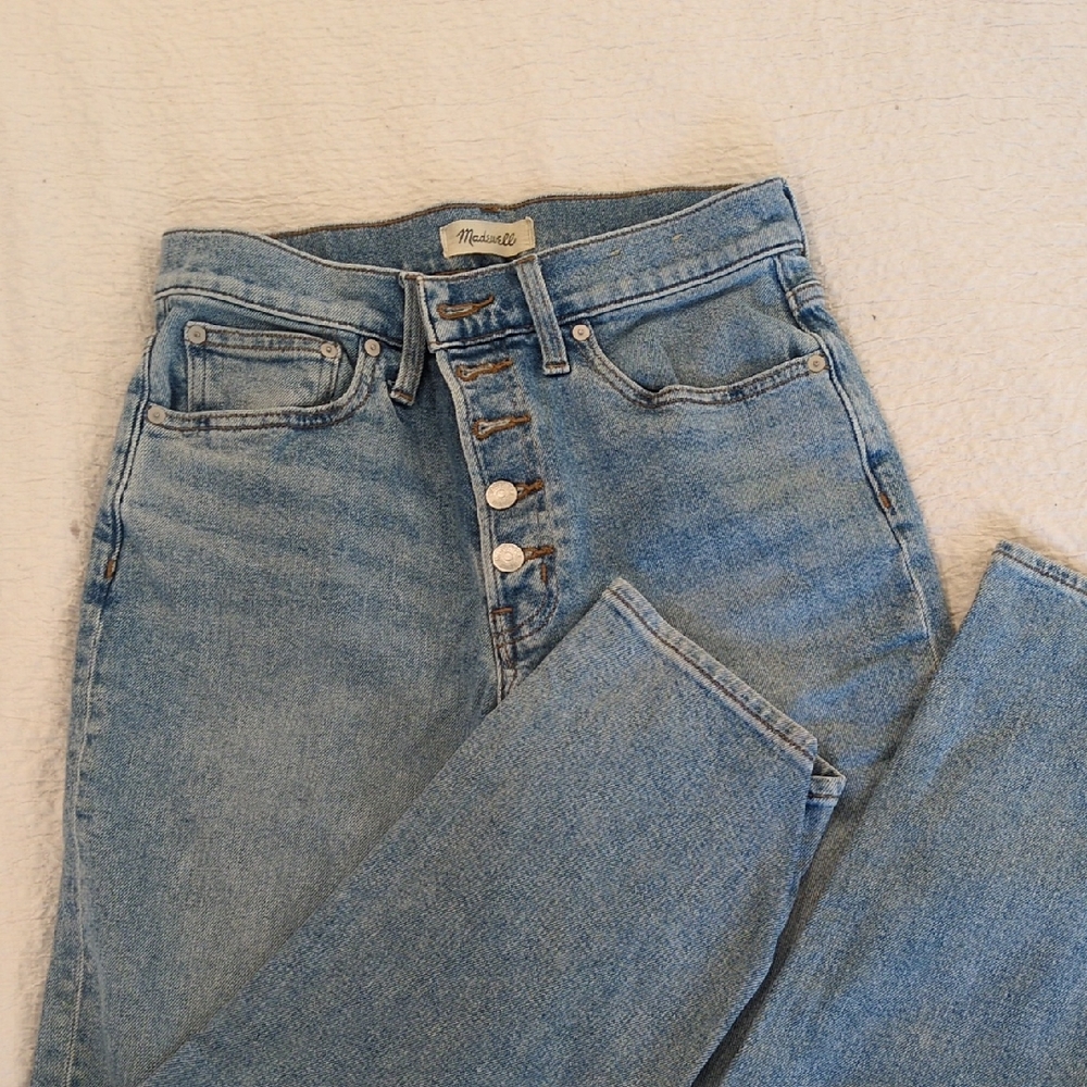 Madewell Women's The Perfect Vintage Straight Jean Size 28